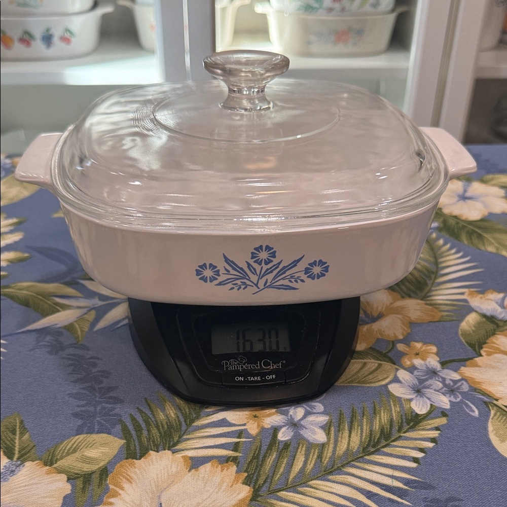 Corningware Blue CornFlower A-8-B 8x8x1 3/4